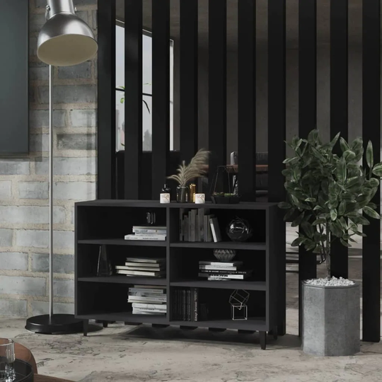 Sideboard Gray 40.7"x13.8"x27.6" Chipboard