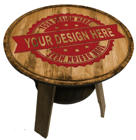 Full Custom Design End Table | Rustic Living Room Decor