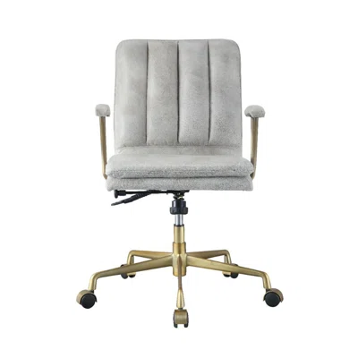 Upholstered Office Chair with Swivel