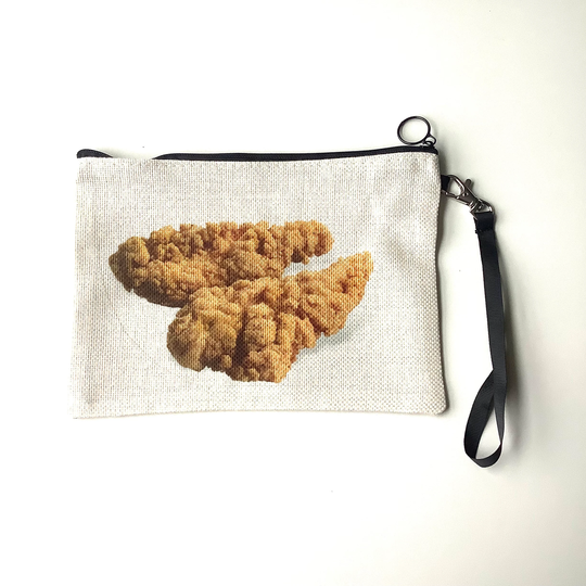 Chicken Tender Makeup Bag, Toiletries Pencil Accessories Chicken Tender Lover, Nugget, Finger
