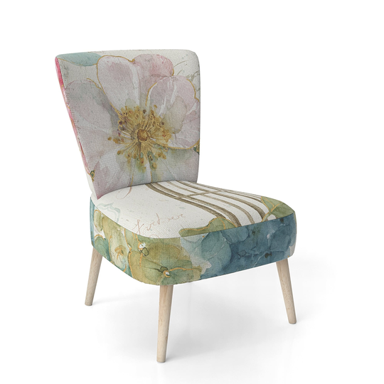 Designart 'Vintage Floral Birdcage II' Upholstered Traditional Accent Chair