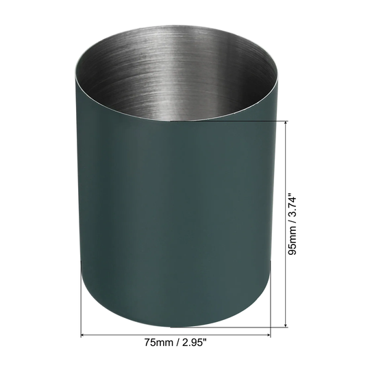 Pencil Holder Pen Holder for Desk Stainless Steel Pen Holders Cup 3pcs - Green
