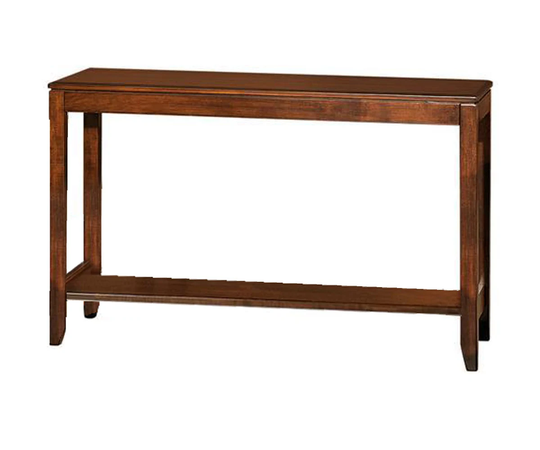 Dutchcrafters 48" Fairfield Sofa Table With Open Shelf, Brown Maple Michael's Cherry Stain - Amish Made in America