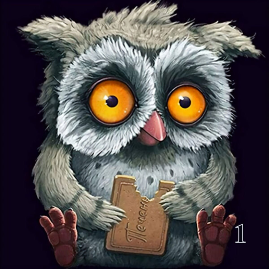 7 Different Never A Peep Only Hoot #2 Diy 5D Diamond Painting Kit Full Square & Round Drill