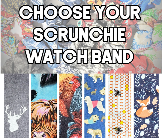 Choose Your Custom Scrunchie Elastic Watch Band For Apple - 38mm 40mm 42mm 44mm; All Series | Models 1 8 & Se