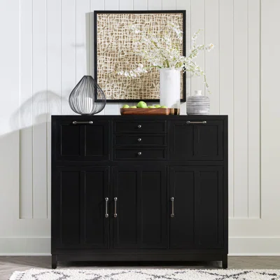 56" Wide 3 Drawer Sideboard