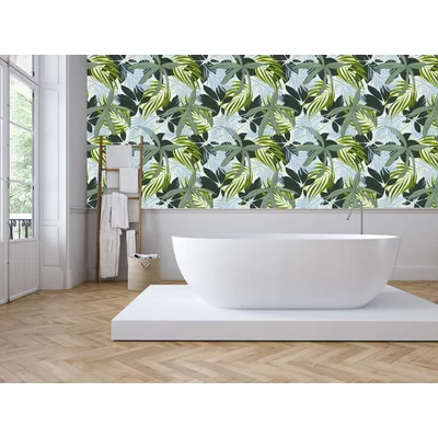 Nicollet Vintage 10' L x 24" W Smooth Peel and Stick Wallpaper Roll
