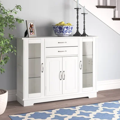 Prabakaran 42" Wide 2 Drawer Sideboard