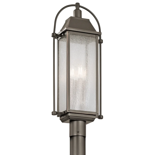 Kichler Lighting Harbor Row Collection 4-light Olde Bronze Outdoor Post Mount