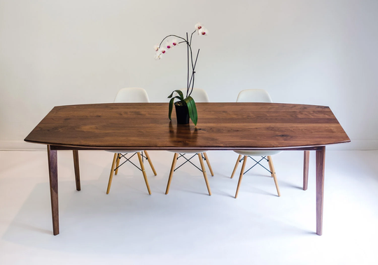 Mid Century Dining Table| Modern Handcrafted Solid Wood Furniture By Moderncre8Ve